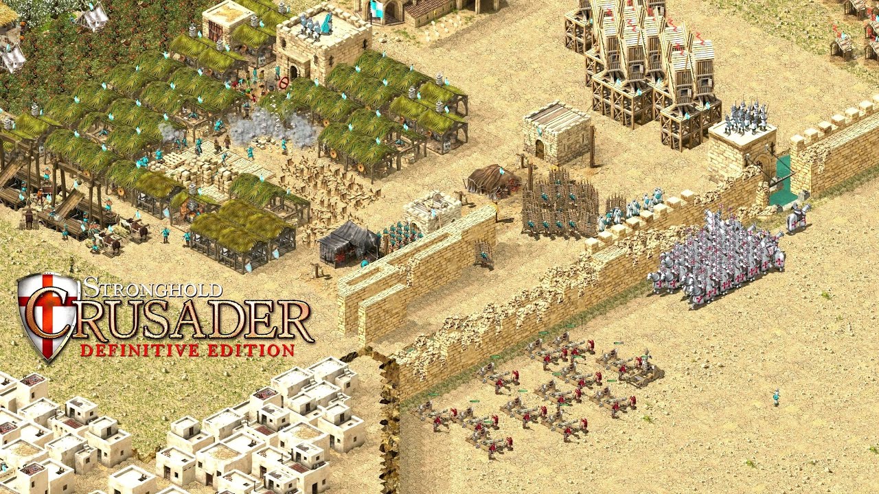 Stronghold Crusader DE &ndash; 4 Players FFA Multiplayer Skirmish (4K Gameplay) 2025