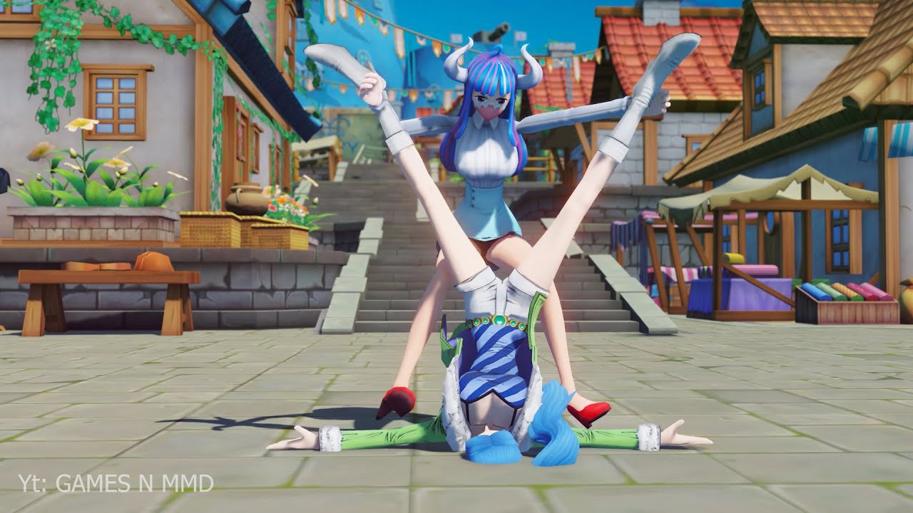 Vivi Vs Ulti from One Piece MMD Ryona - Miku Miku Dance MMD Fight Animation 4K