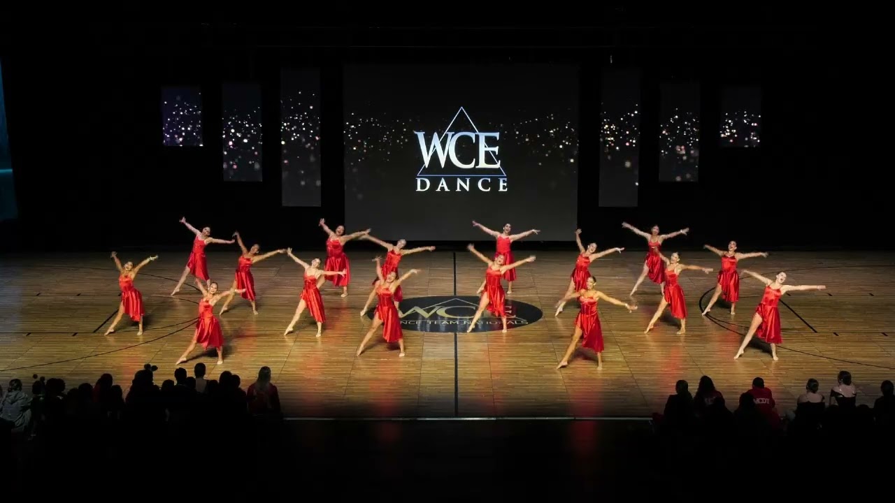 WCE 2025 Dance Team Nationals 2nd Place Medium Lyrical Gold Mt Carmel