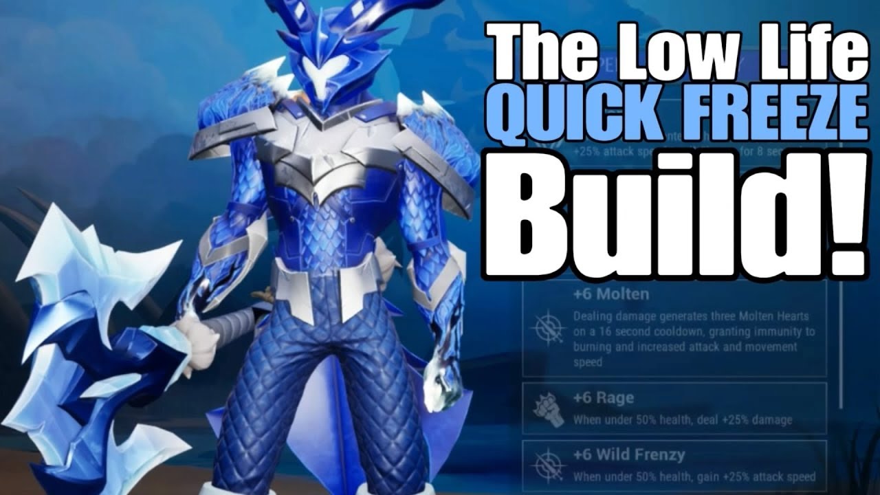 Dauntless - The Low Life QUICK FREEZE Build! (All Boreus Weapons)