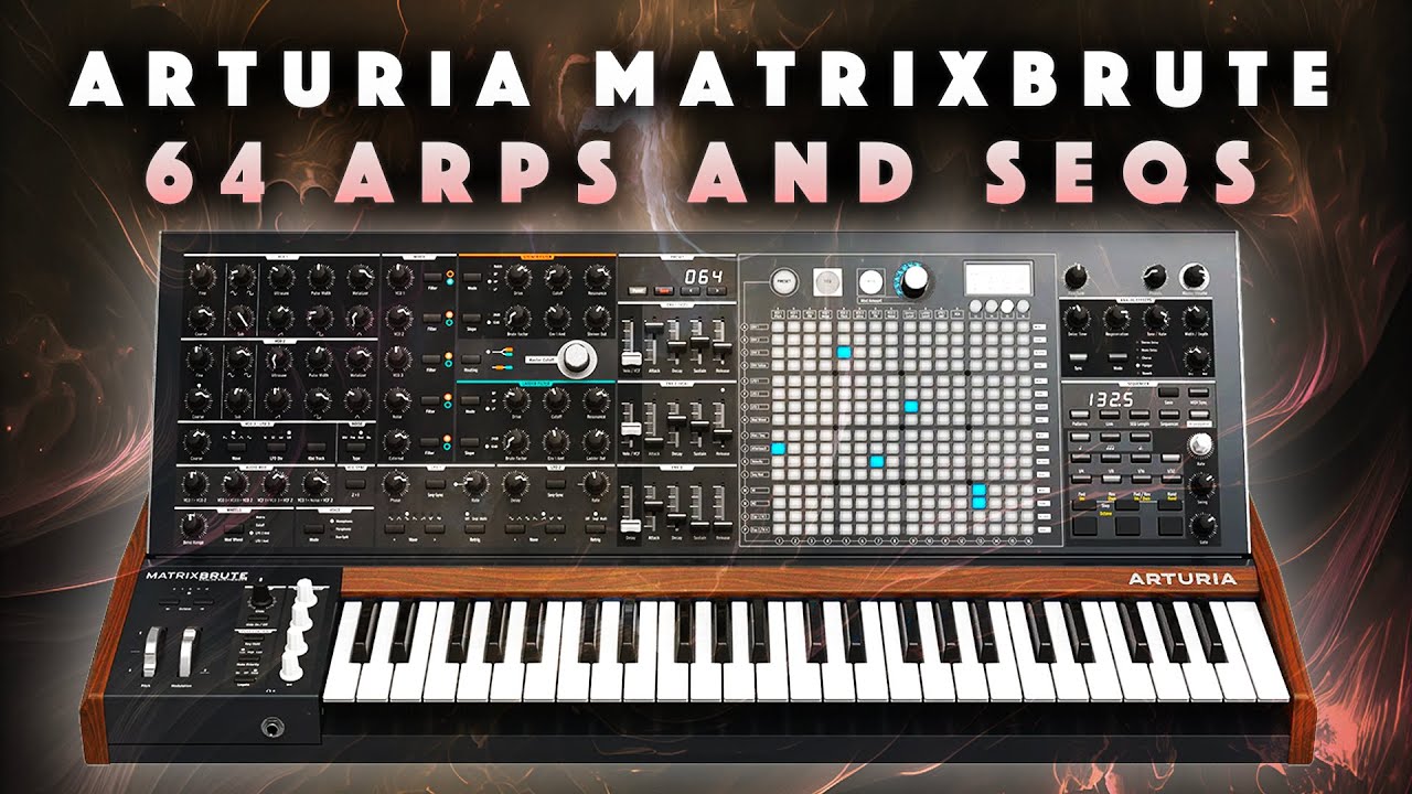 Arturia Matrixbrute 'Seqs Machine' presets (Arps & Seqs)
