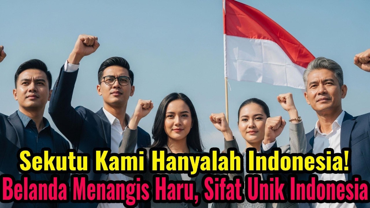 INDONESIA ADALAH SEKUTU. SATU SIFAT UNIKNYA MEMBUAT SELURUH BELANDA TERHARU. SATU-SATUNYA DI DUNIA