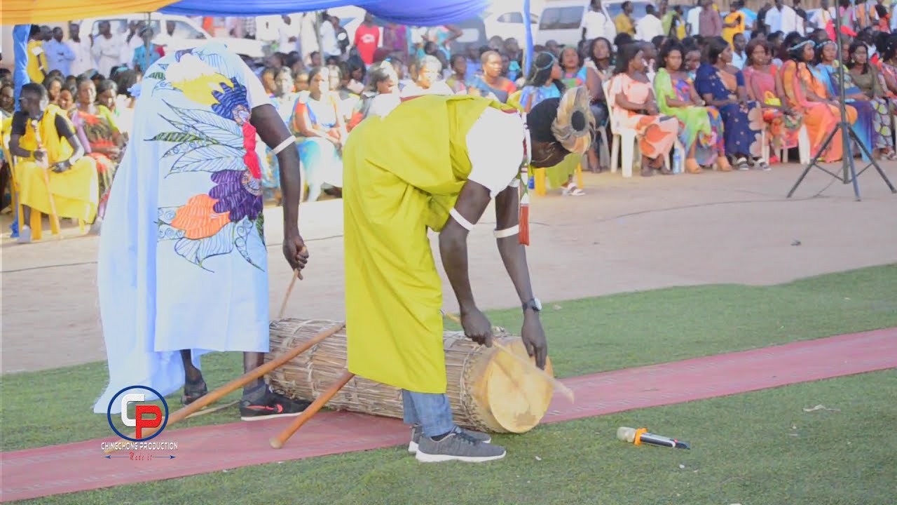 SHILLUK COMMUNITY SHOWS THEIR TRADITIONAL DANCE-SOUTH SUDAN