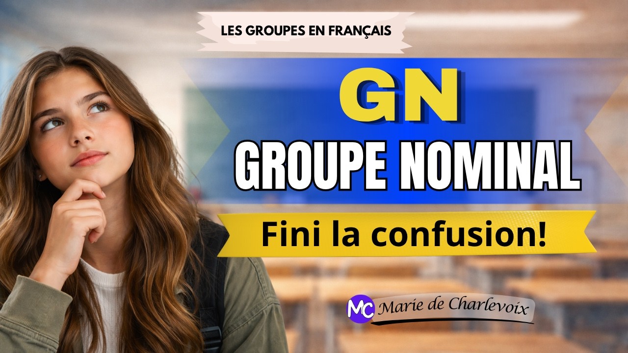 Le groupe du nom,  cours 10 ✔ EXERCICES et &Eacute;VALUATIONS sur Marie de Charlevoix 💕