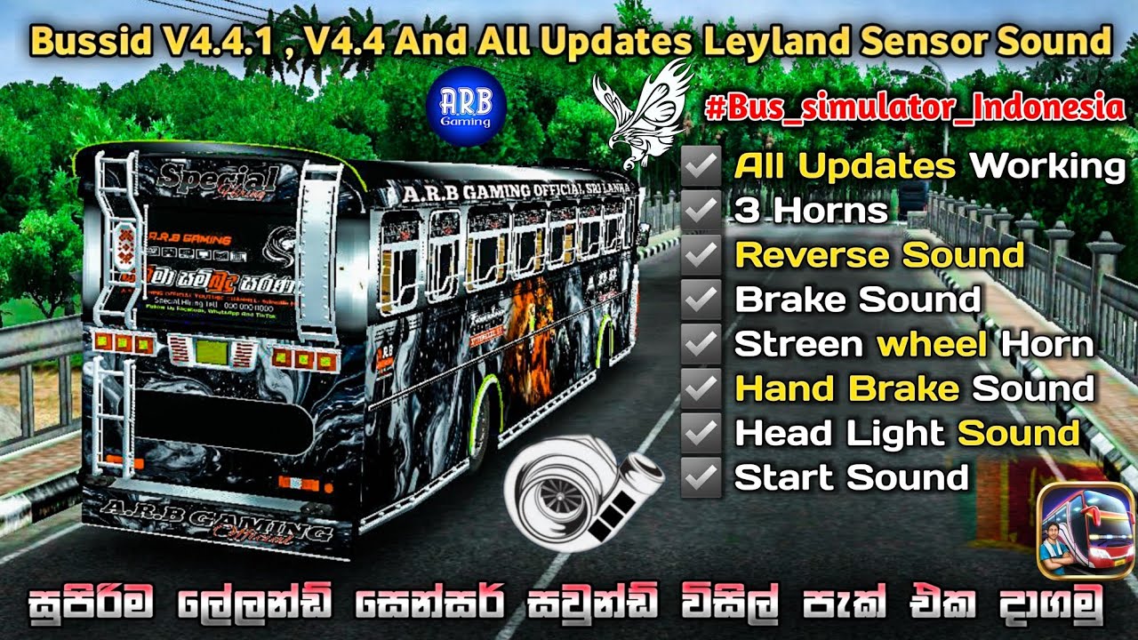 Bussid V4.4 & all Updates Sensor Sound Pack| සුපිරිම ඔරිජිනල් සෙන්සර් සවුන්ඩ් එක දාගමු 