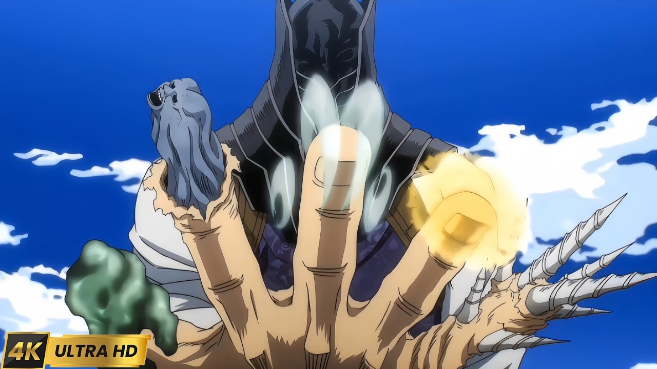 hawks,endeavor,Tokyoami&jiro vs all for one 4k 60FPS My Hero Academia season 7 episode 10