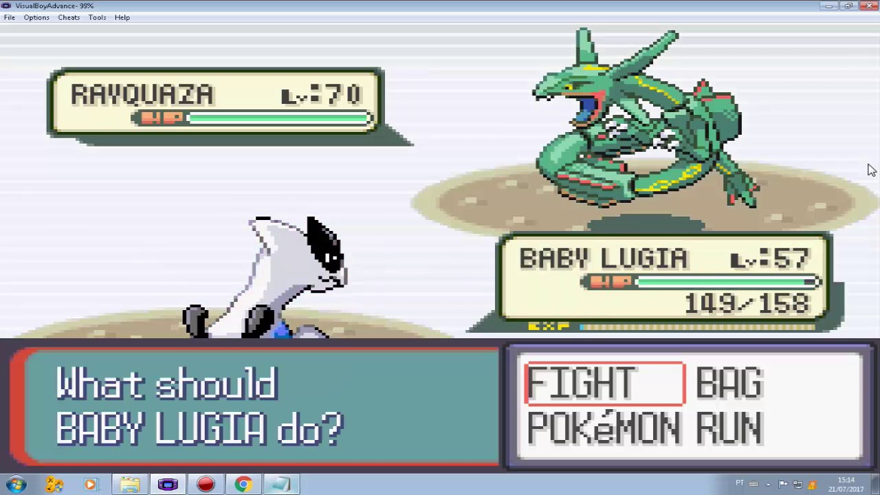 All legendaries Pokémons in Ruby Reign of legends!!!