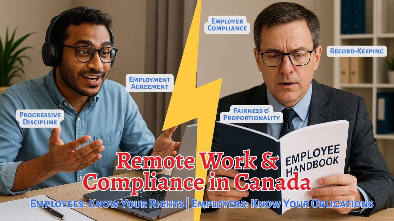 Remote Work- Employer Compliance & Discipline | Law in Order Canadian Workplace Ep 5