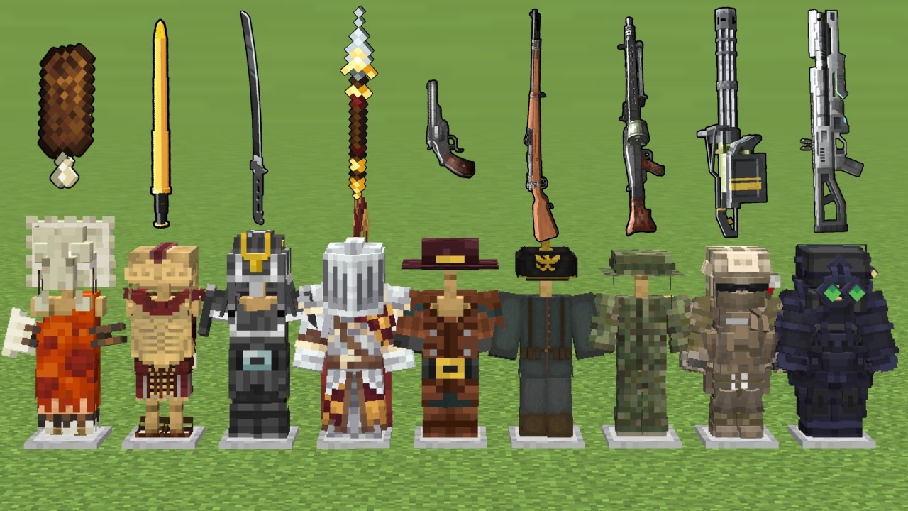 what minecraft tacz armor from every age is the strongest ?
