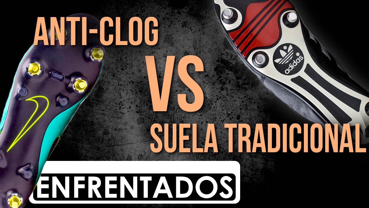 Enfrentados por la mejor suela SG// Anti-Clog vs Tradicional