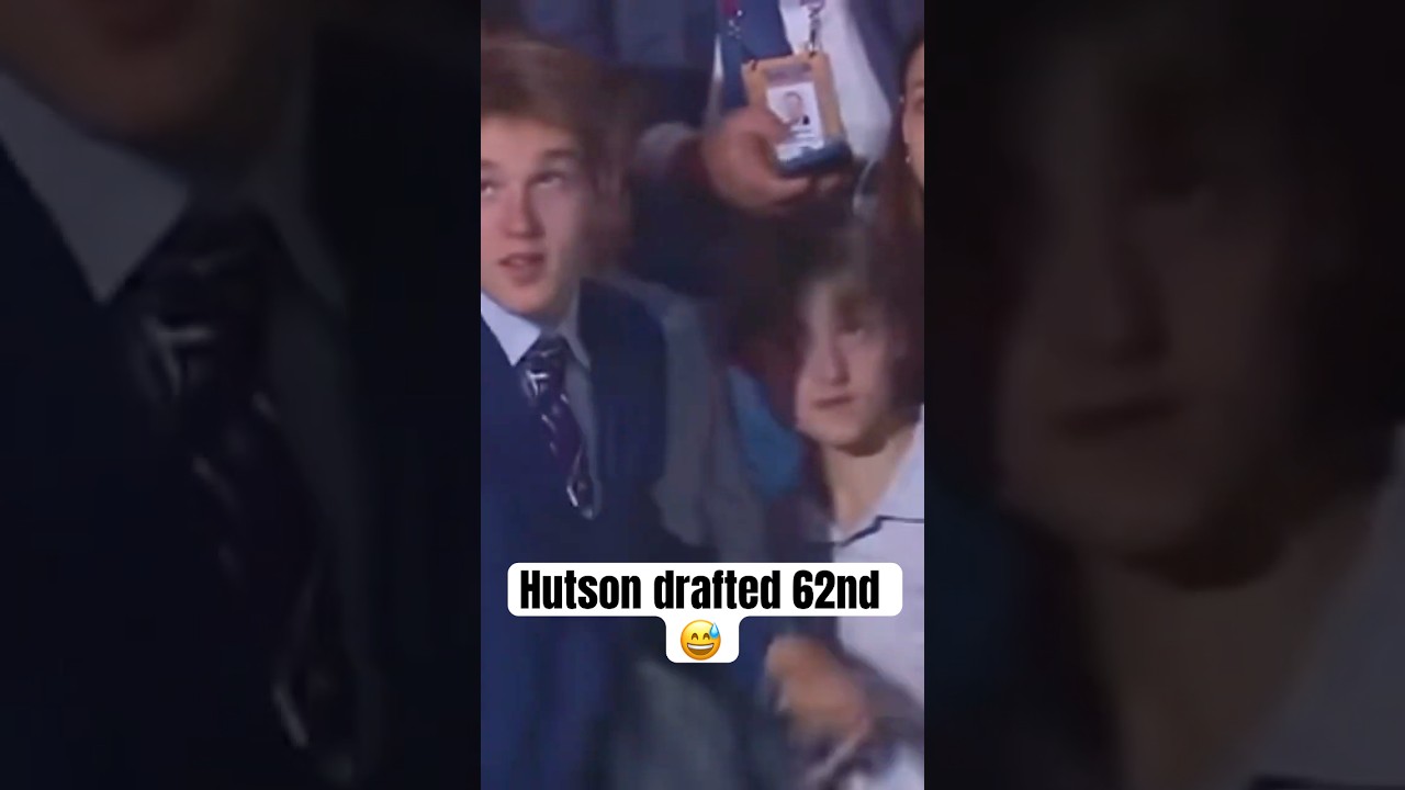 Lane Hutson drafted 62nd overall #trending #viral #montrealcanadiens #nhl #shortvideo #shorts #me