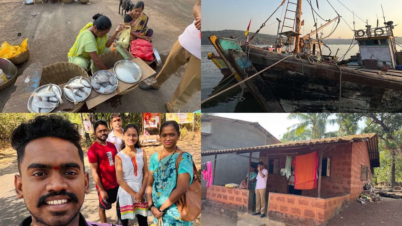 आजोबांच्या श्राधासाठी फॅमिली सोबत आलो आजोळी | दाभोळ ला केली खरेदी , Family Vloge , Mi Kokani Nikhil