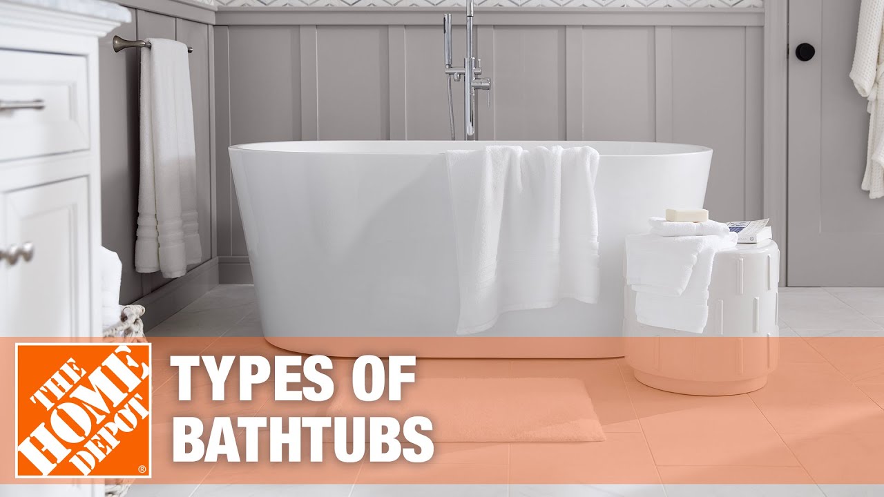 Types of Bathtubs | The Home Depot