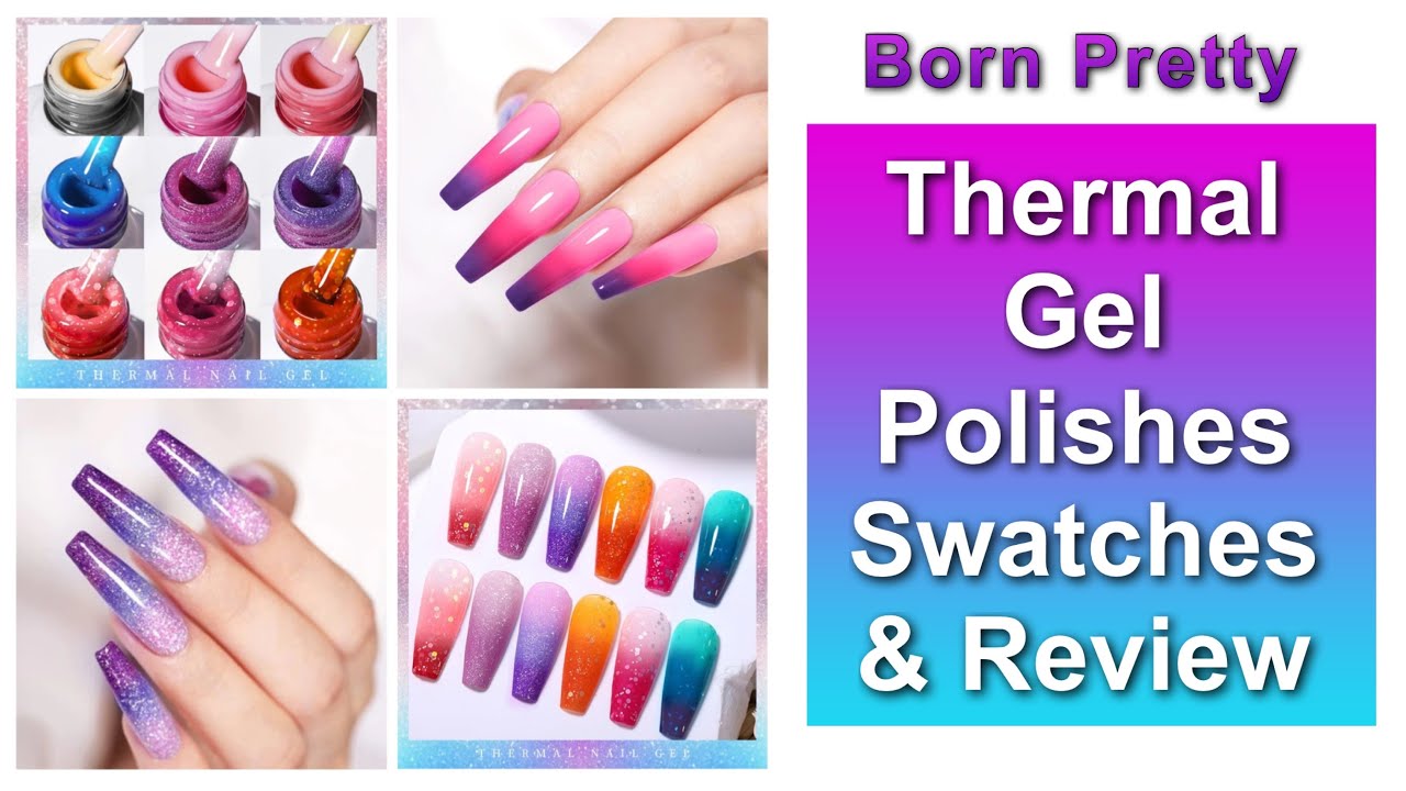 Born Pretty Store - Thermal/Colour Change Gel Polishes Swatch & Review || 22% Discount Code MMX20