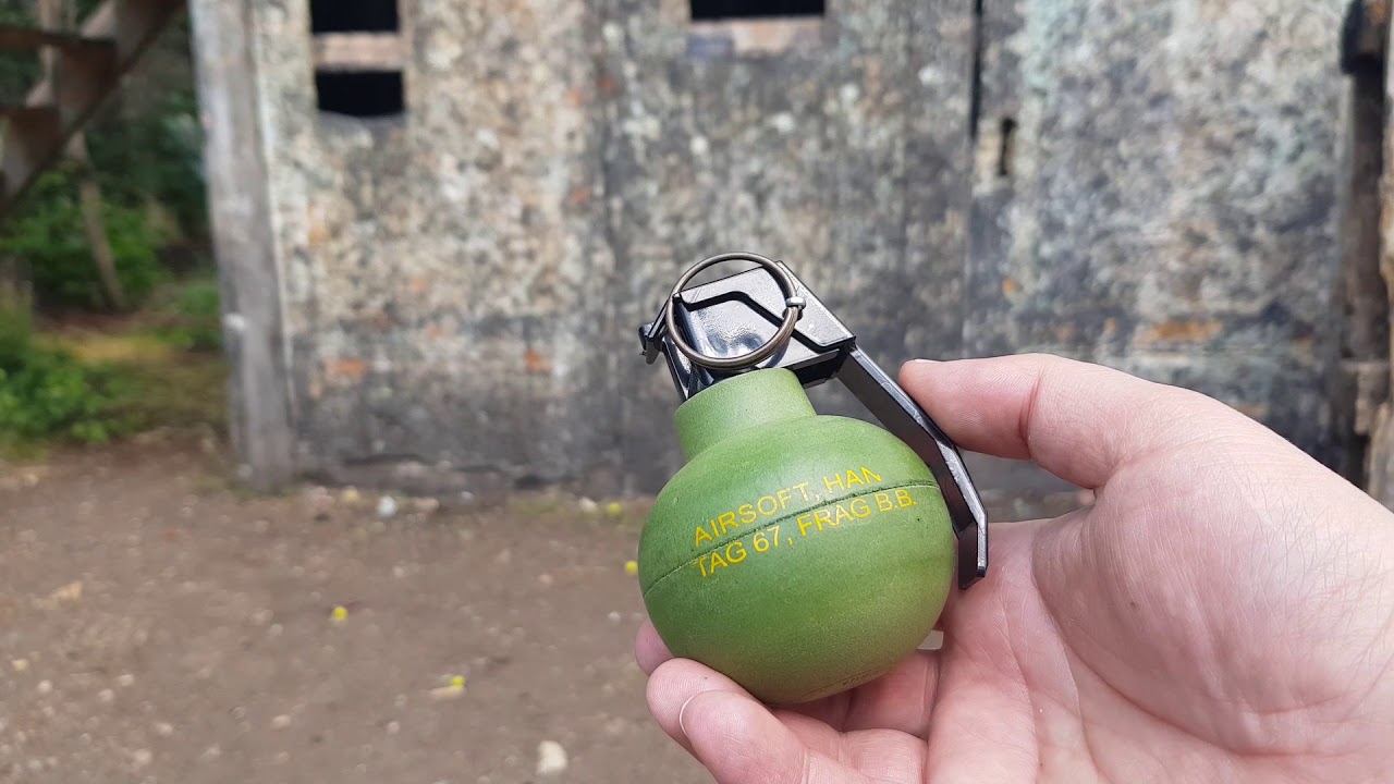 English/Englisch: Product show off - Taginn airsoft grenades - grenades in paintball? check it out