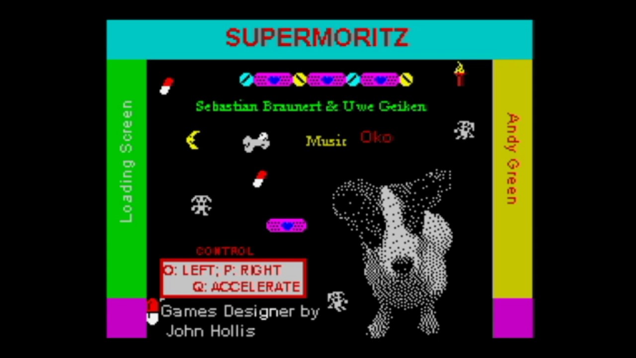 Super Moritz (2018) Walkthrough, ZX Spectrum