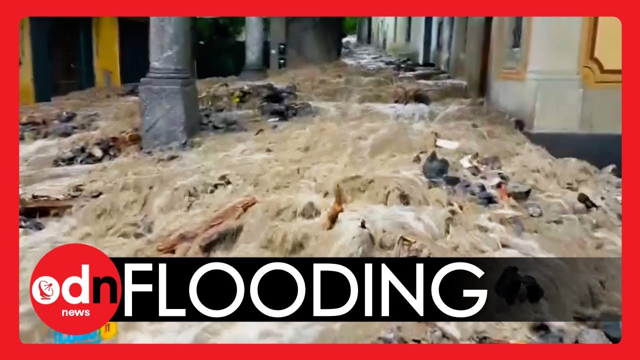 Lake Como Region Flooded After EXTREME Rainfall in Italy