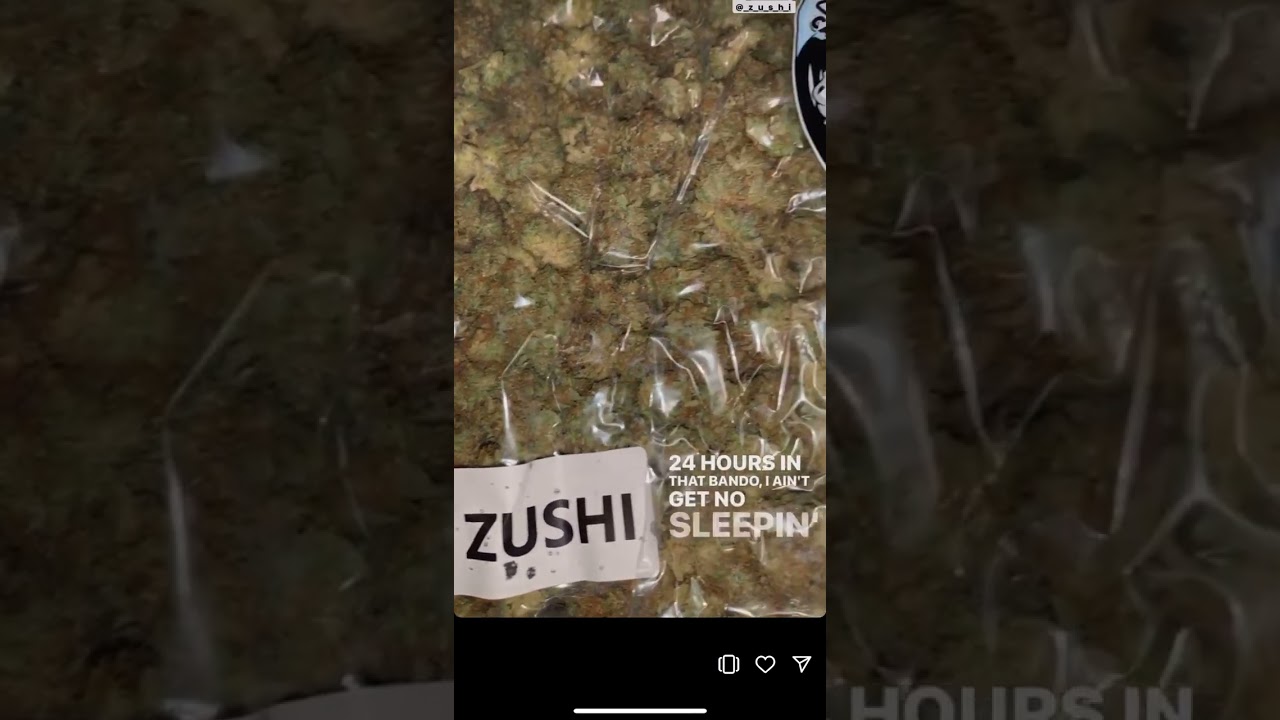 BLUE ZUSHI -THE TEN CO 🈳🍣 #weed #zushi #thetenco #cali #loudpack #topshelf #gas #packs #trending