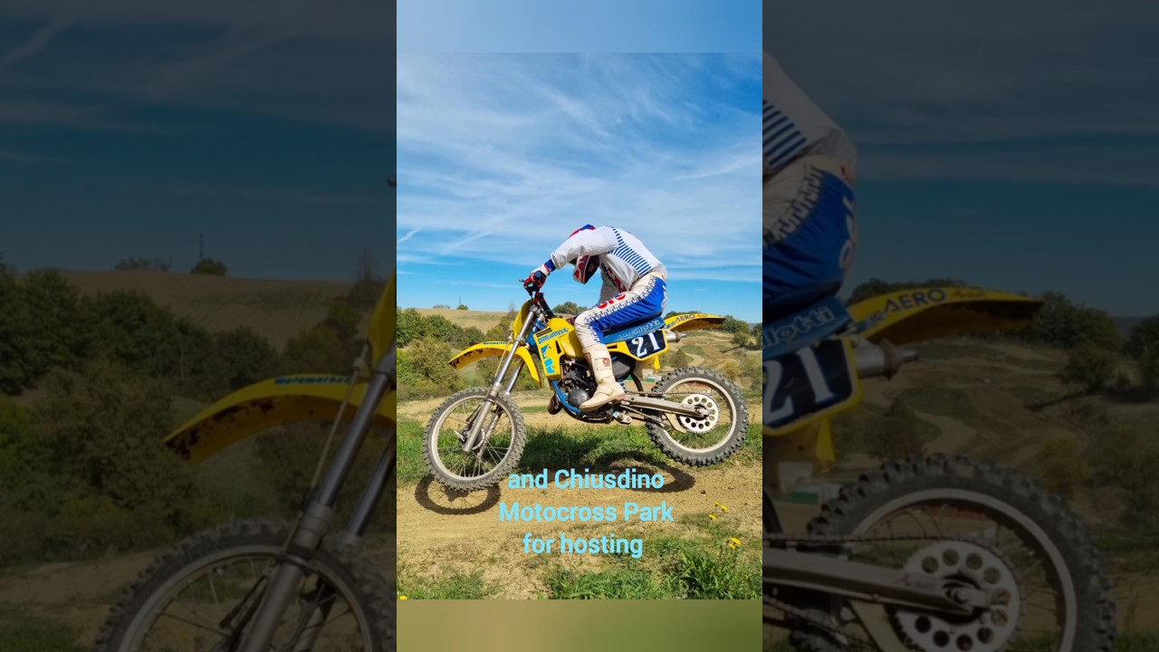 Leonardo Olmi back riding his Ancillotti 125cc from 1984. #motocross #motocrosslifestyle