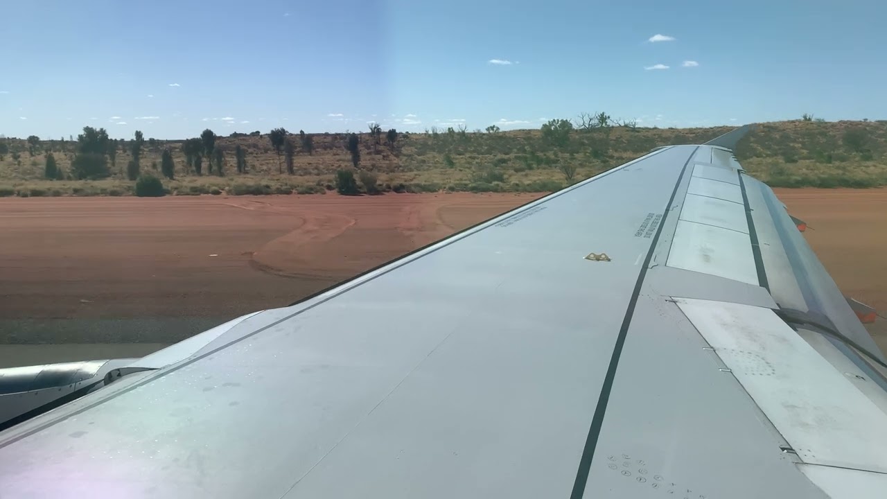 PTU Squeak | A ROCKET Jetstar A320-232 Takeoff out of Uluru! [VH-VQK]