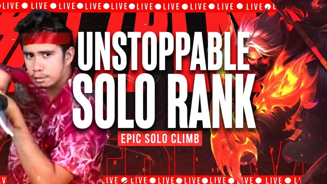 SOLO RANK GRIND 🔥 MLBB Live NOW