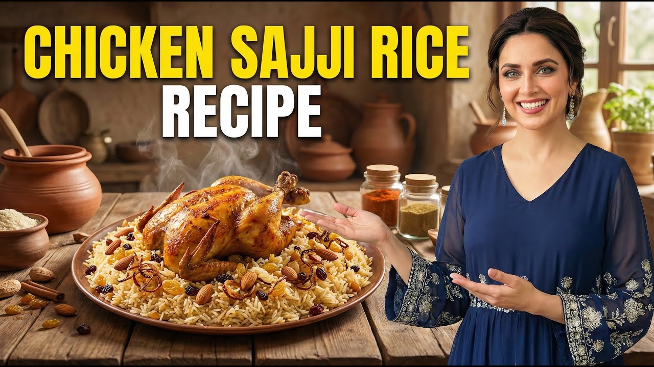 Chicken Sajji Rice | Easy Tandoori Style Sajji Recipe | Foodie Laiba