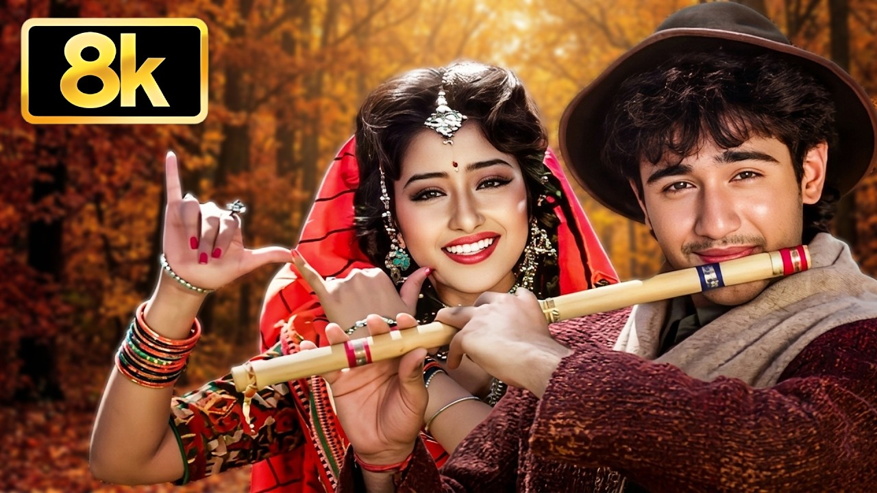 Diwani Diwani 💖 8K Video Song - Manisha Koirala | Lata Mangeshkar, SP Balasubramaniam