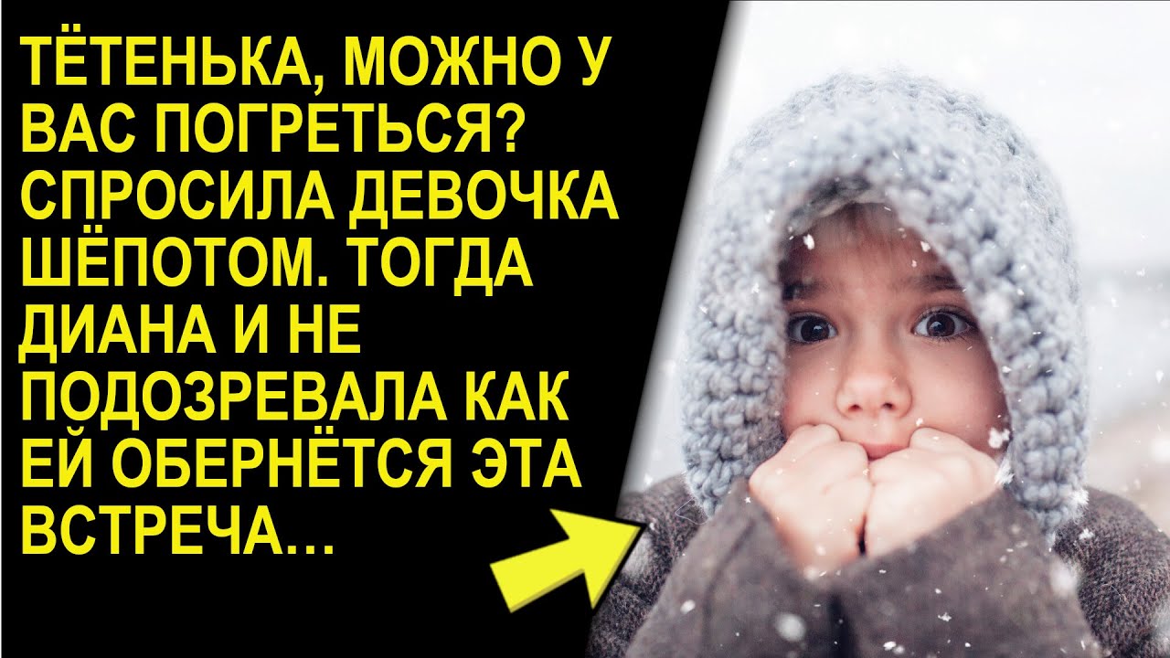 Тетенька, можно у вас погреться? Спросила девочка шепотом. Тогда Диана и не подозревала что будет...