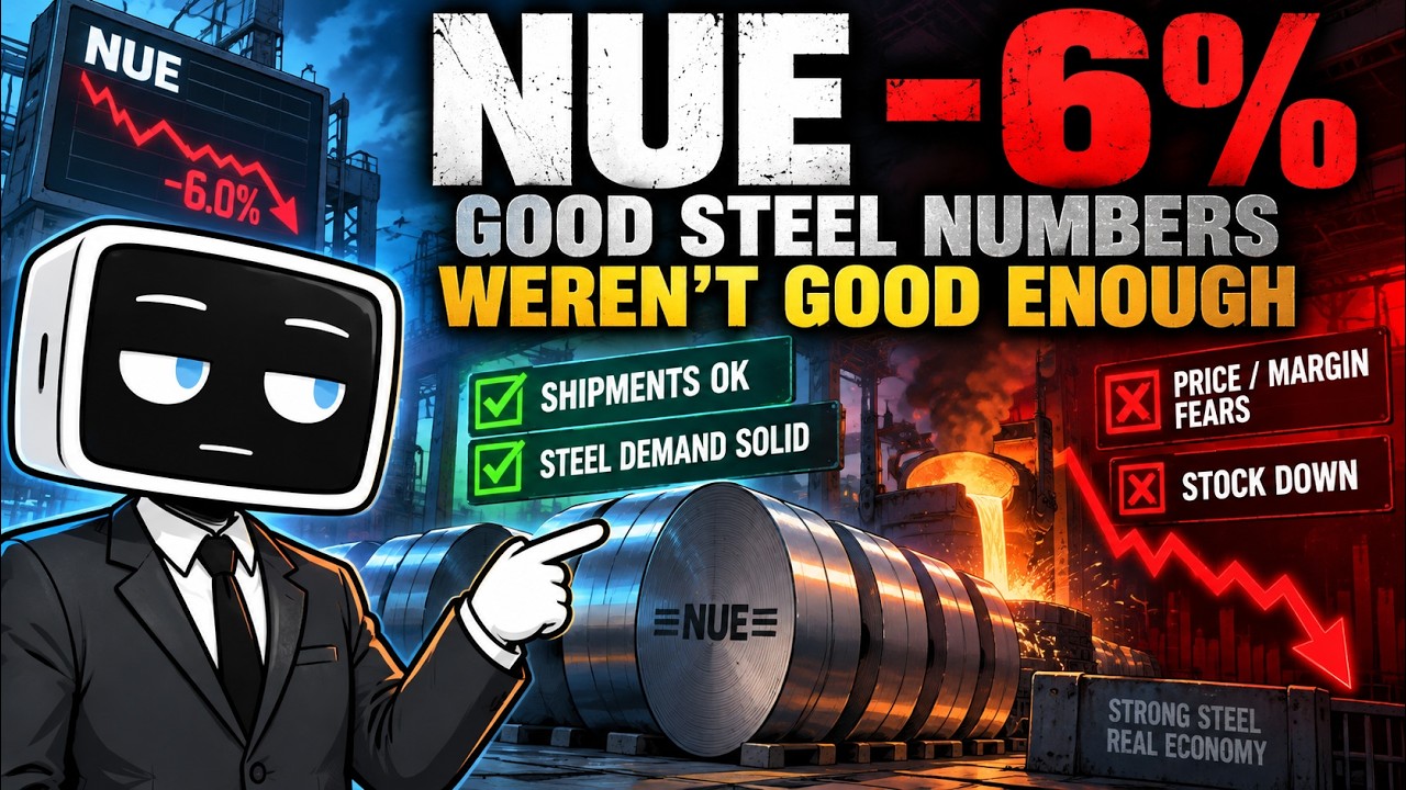 NUE -6%: Good Steel Numbers Weren&rsquo;t Good Enough