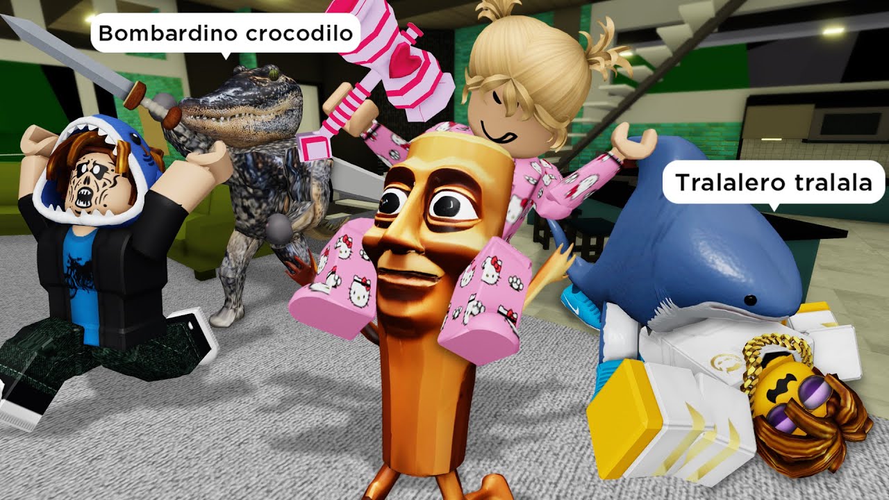 ITALIAN WEIRD ANIMALS 1: HOUSE INVASION 🐵 Roblox Brookhaven 🏡 RP - Funny Moments