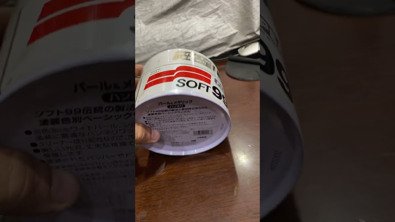 Soft 99 wax with clearner for pearl& metallic colorbodies #polishing #carbodywork