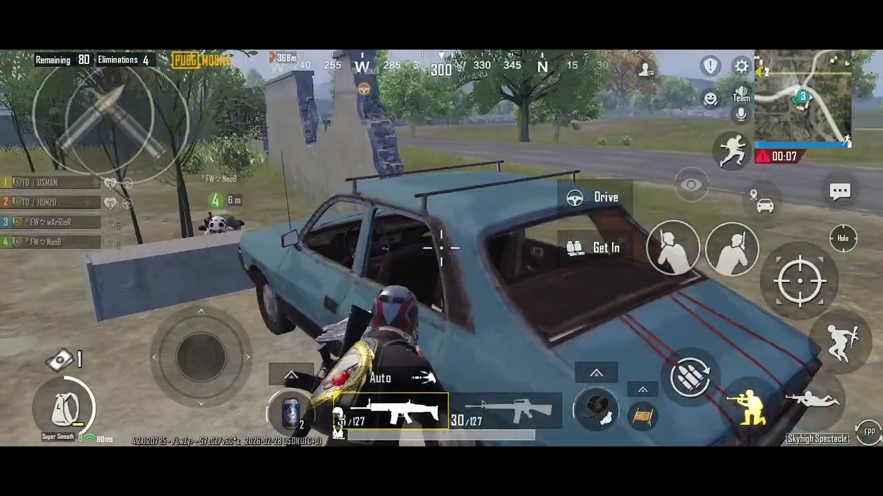 Killing Enemies at Recall Tower in PUBG Mobile | Squad Gameplay | Warrior Gaming