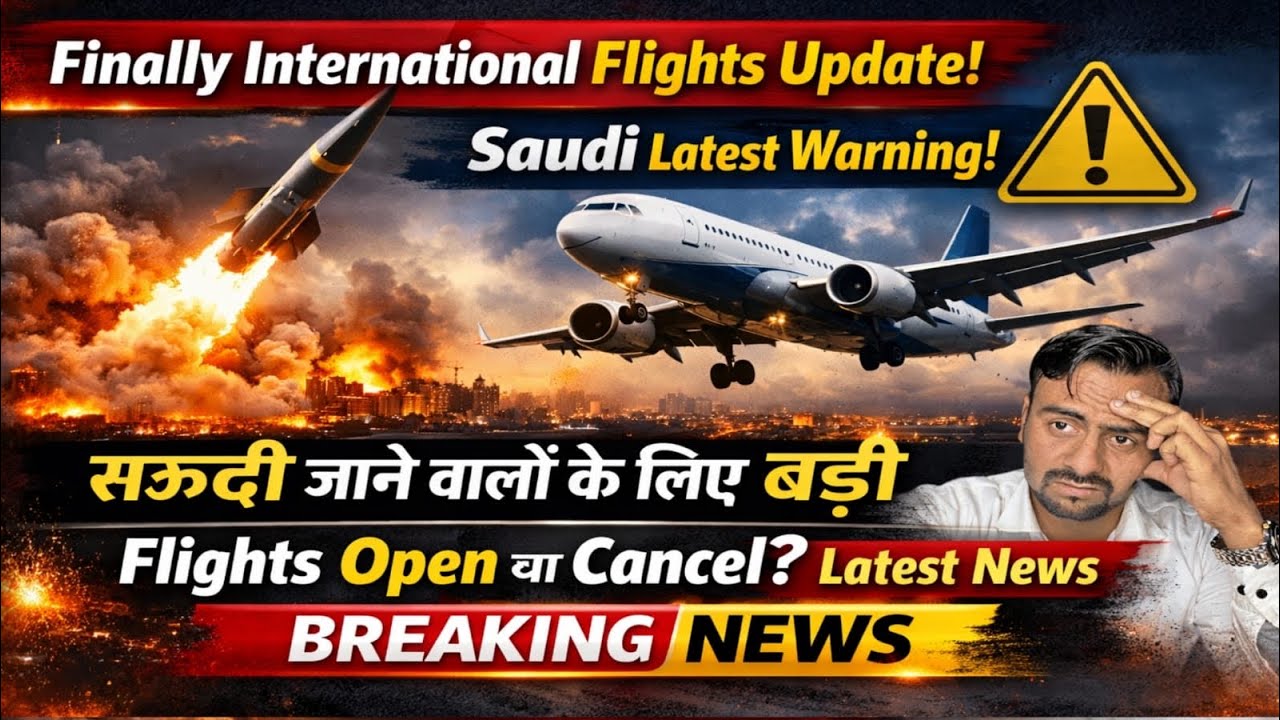 इंडिया सें सउदी दुबई जाने वालों ख़ुशख़बरी| फ्लाइट अप्डेट|Latest News Saudi|Jawaid Vlog|