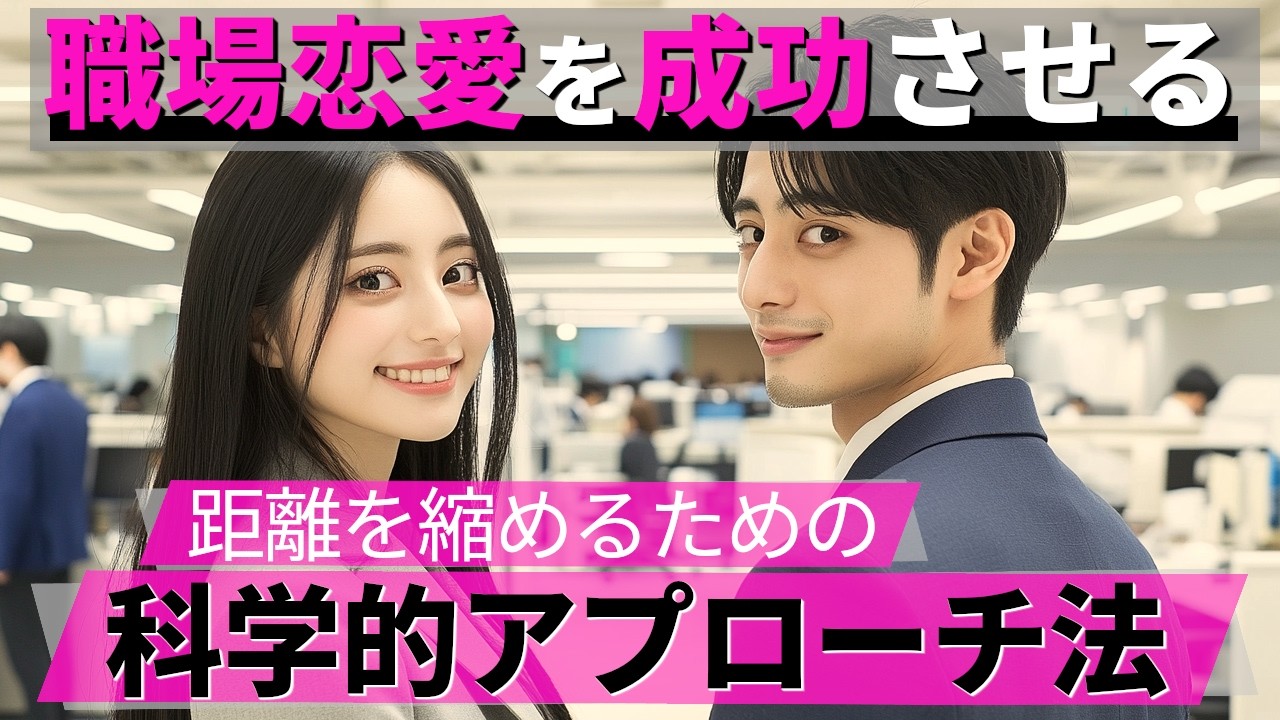 職場恋愛を叶える心理テク6選!!社内恋愛で同期や同僚と付き合う方法を科学的に解説