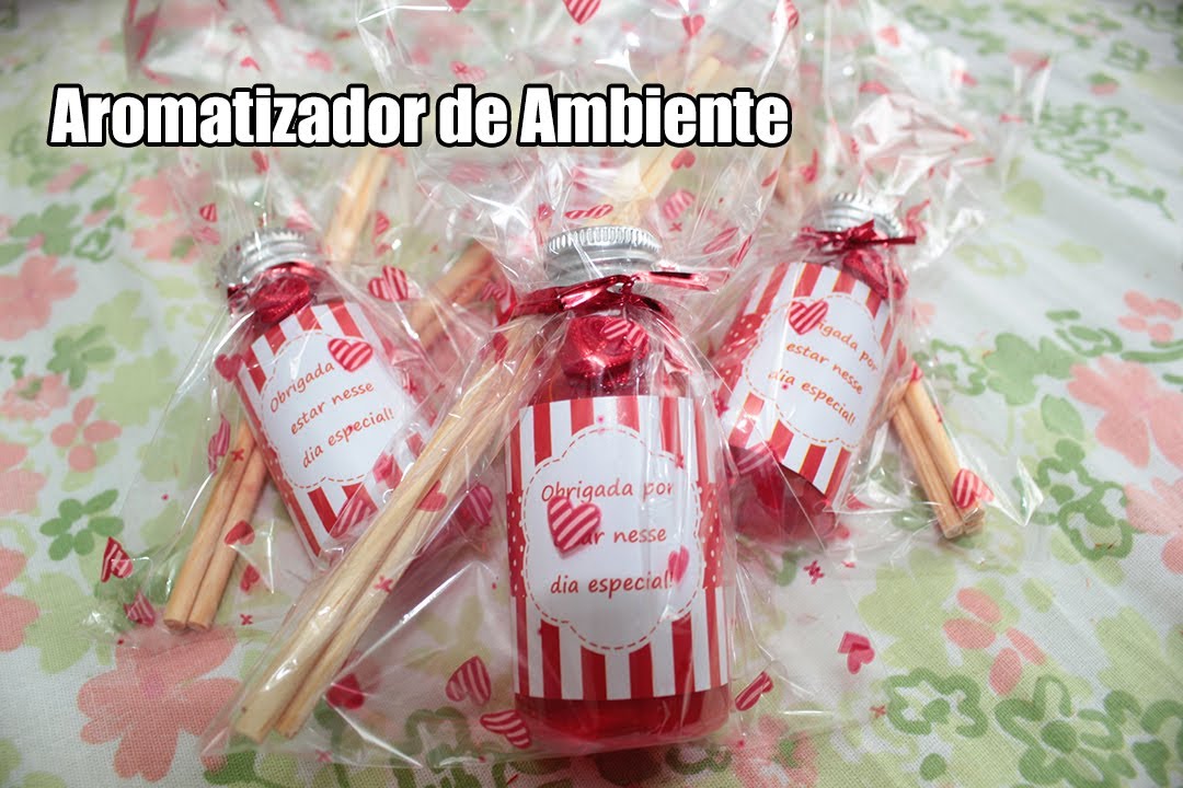 DIY - Lembrancinha: Aromatizador de Ambiente