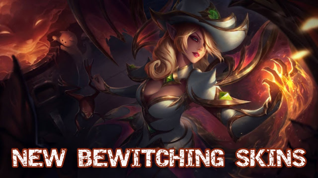 NEW BEWITCHING SKINS NAMI POPPY FIORA MORGANA YUUMI SYNDRA