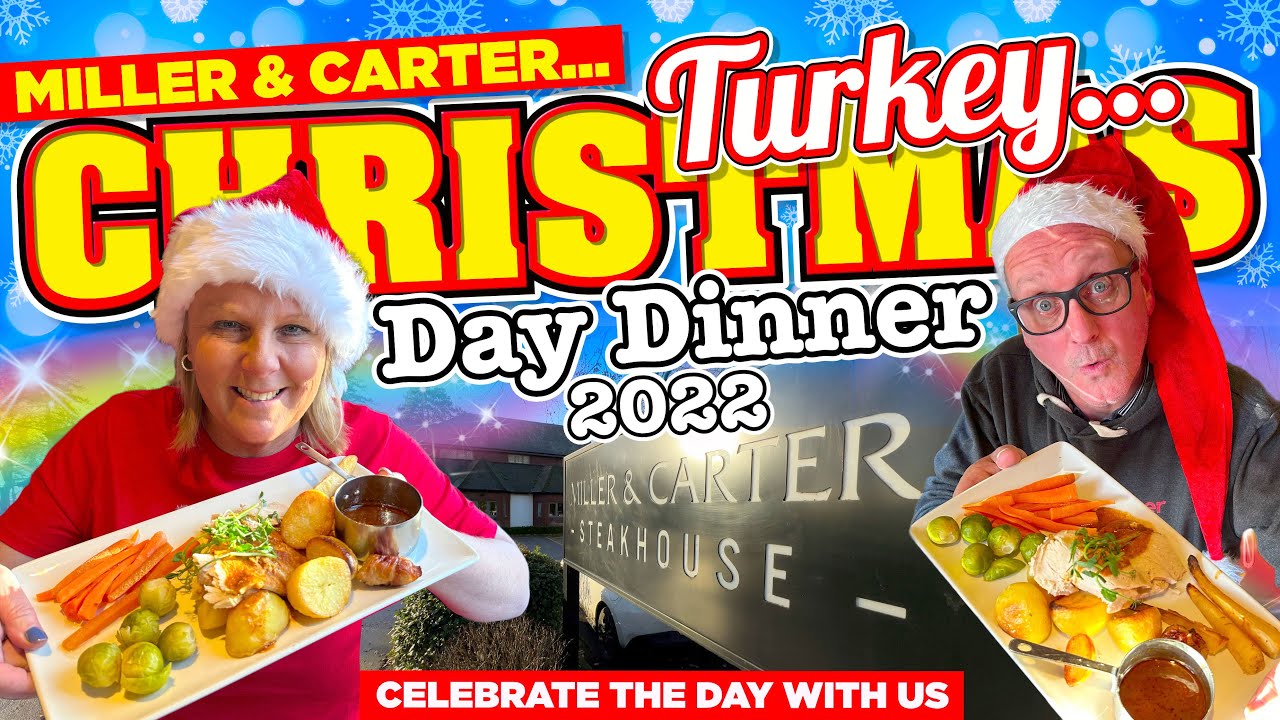 A Turkey CHRISTMAS Day DINNER at Miller & Carter