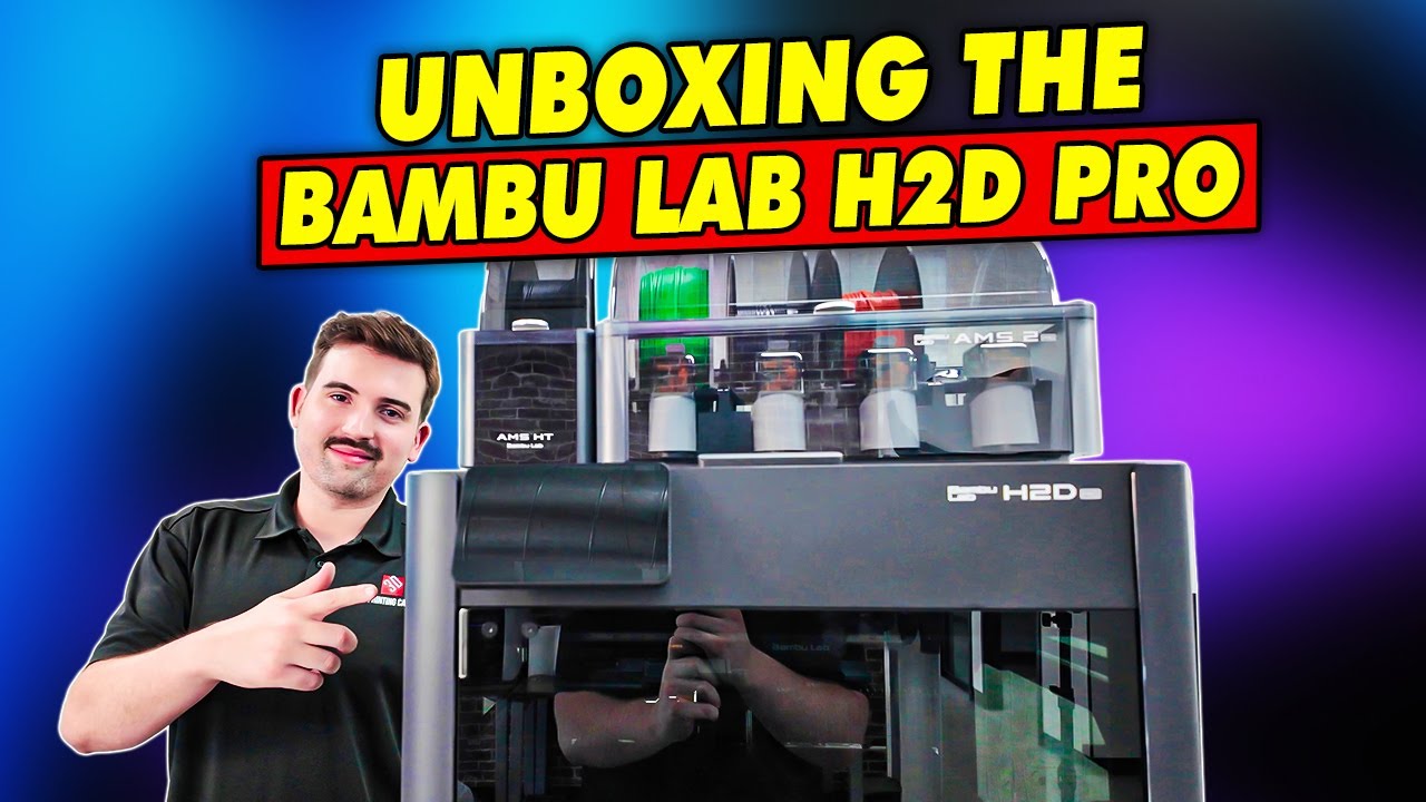 UNBOXING THE BAMBU LAB H2D PRO