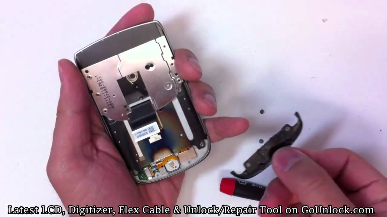 Blackberry Torch 9810 9800 Screen Repair Disassemble Take Apart Video Guide
