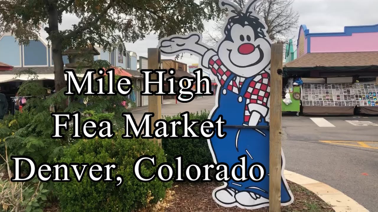 Denver Mile High Flea Market - Summertime shopping and a hail storm!