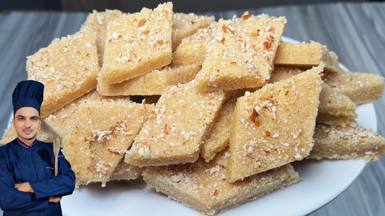 Suji Ka tukri Halwa Recipe|Suji ka kadak Halwa Recipe By Chef M Afzal|