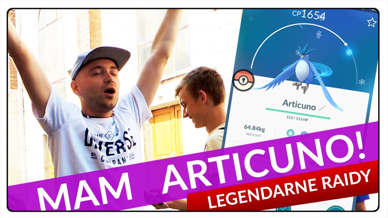 MAM ARTICUNO! LEGENDARNY RAID W POKEMON GO | JAROSŁAW