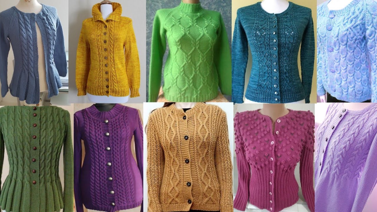 Designer Knit Cardigan Ideas for Women 2026 | Stylish Sweater Jackets #design  #knitting #cardigan