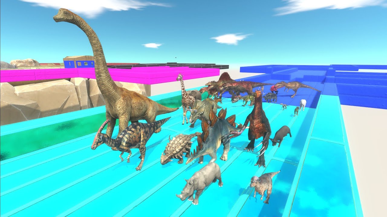 Race to eat Herbivore Animals - Animal Revolt Battle Simulator