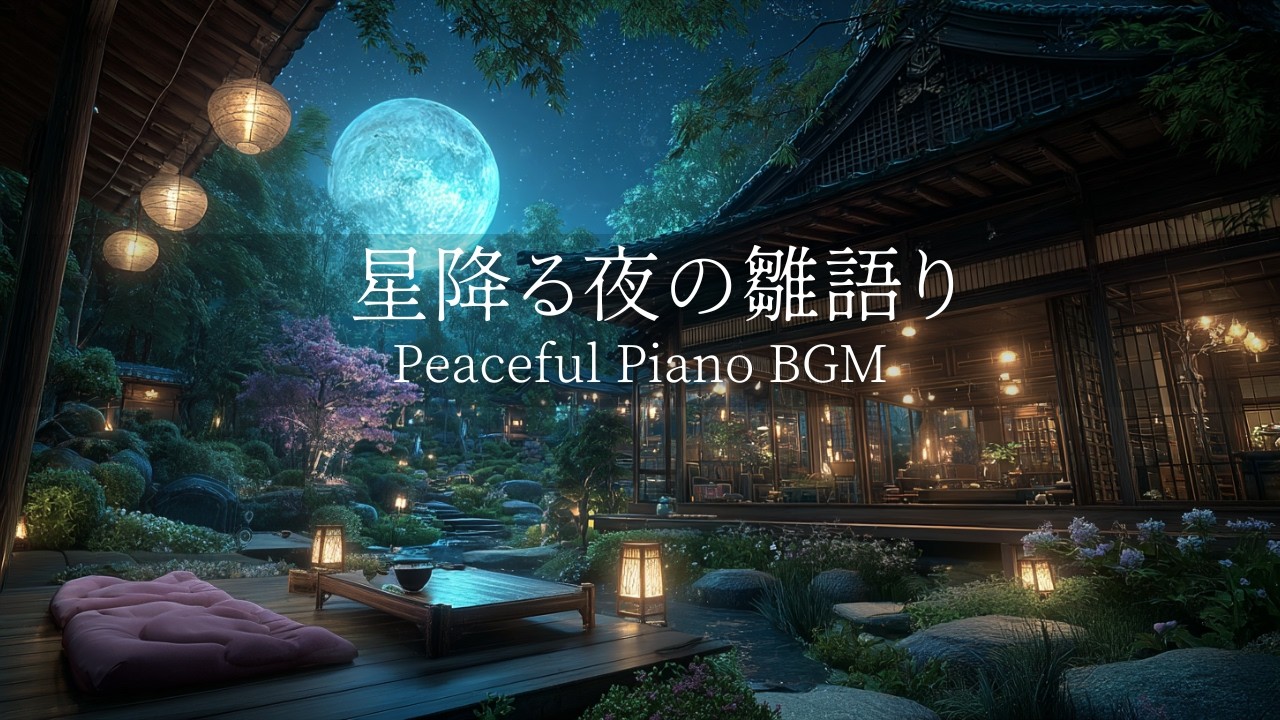 【夜の自分時間に聴くピアノBGM】途中広告なし｜自律神経を整える優しいピアノ｜睡眠導入音楽｜心を落ち着かせる前向きで心地よいメロディー🌿432Hzの周波数