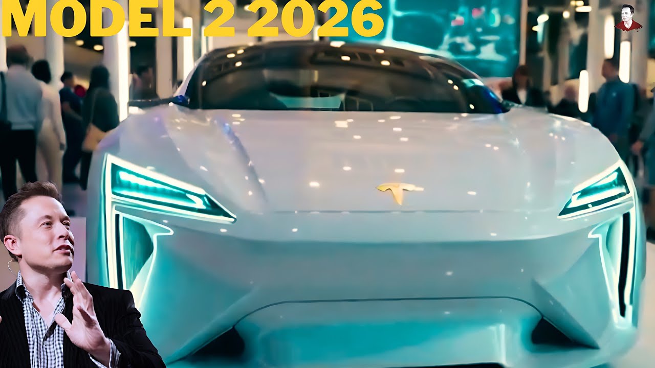 СРОЧНО: СЕКРЕТНЫЕ характеристики прототипа Tesla Model 2 2026 года НАКОНЕЦ-ТО раскрыты!