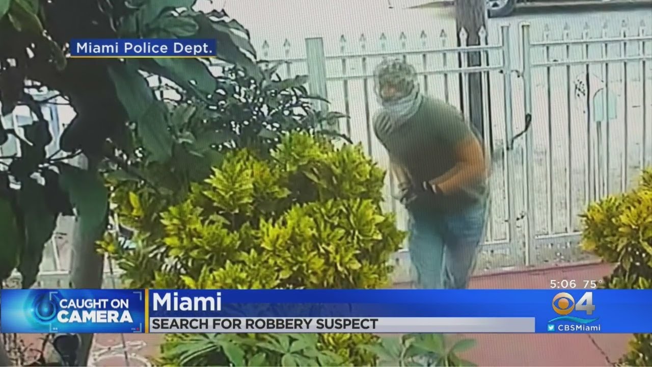 Knife-Wielding, Camo-Mask Wearing Home Invader Caught On Video