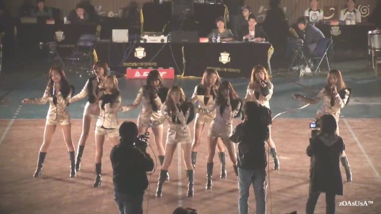 [Fancam] 091119 SNSD - Genie, Chocolate Love@NH Nonghyup 2009-2010 V-League