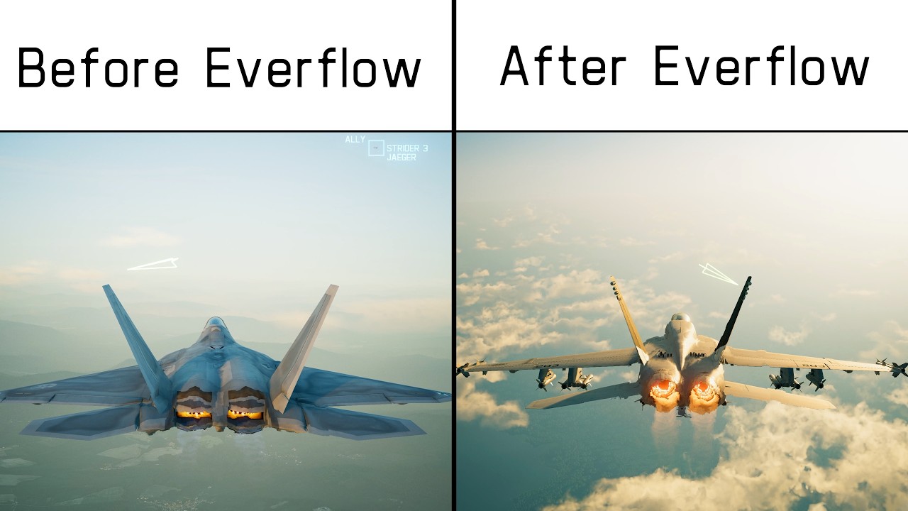 Ace Combat 7 when Everflow's next on your playlist: