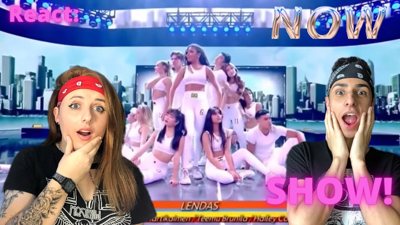 REAGINDO A NOW UNITED - Lendas (Live at Caldeirão do Huck)